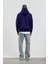 Lacivert Harvest 7 Yazılı Kapüşonlu Sweatshirt 4