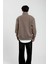 Vizon Yakası Fermuarlı Basic Şardonlu Sweatshirt 4