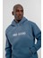 Mavi NM-6090 Baskılı Kapüşonlu Sweatshirt 2