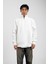 Beyaz Yakası Fermuarlı Basic Şardonlu Sweatshirt 3