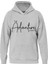 Adventure Baskılı Kapüşonlu Içi Yumuşak Polarlı Oversize Sweatshirt - Gri 1