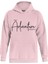 Adventure Baskılı Kapüşonlu Içi Yumuşak Polarlı Oversize Sweatshirt - Pembe 1