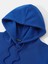You Are Baskılı Kapüşonlu Içi Yumuşak Polarlı Oversize Sweatshirt - Saks Mavisi 3