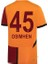 .galatasaray. Victor.osimhen.45 Numara Sarı-Kırmızı Yetişkin Forma 1