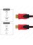 Yüksek Kalite Full Hd 3D Örgülü HDMI Kablo - 1 Metre 5