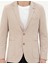 Erkek Bej Esnek Fit Blazer Ceket 50287775-VR011 6