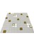 Mutfak Tezgah Arası, Havuz, Banyo, Sauna, Spa, ve Yaşam Alanlarının Tüm Yüzeyleri İçin. 23X23MM Beyaz-Altın Sim Karışım 30X30CM. Fileli Kristal Cam Mozaik. 2