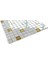 Mutfak Tezgah Arası, Havuz, Banyo, Sauna, Spa, ve Yaşam Alanlarının Tüm Yüzeyleri İçin. 23X23MM Beyaz-Altın Sim Karışım 30X30CM. Fileli Kristal Cam Mozaik. 4