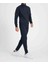 Lacivert Slim Fit Dar Kalıp Erkek Eşofman 2