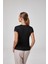 Kadın Kısa Kollu Sıfır Yaka T-Shirt-Body Fıt Kalıp 2