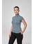Kadın Kısa Kollu Balıkçı Body Bluz Fit Kalıp 1