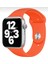 Apple Watch Kordon Düz Renk Silikon 42/44/45/49 mm Uyumlu Turuncu 1
