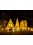 3lü Set LED Mum Işıklı Yılbaşı Noel Çam Ağacı Ev Evler Tealight 3 Adet LED Mum Dahıl 2