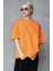 Unisex Bisiklet Yaka Oversize T-Shirt Basic 1