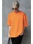 Unisex Bisiklet Yaka Oversize T-Shirt Basic 2
