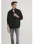 Yarı Fermuarlı Siyah Sweatshirt 0S10331-900 1