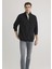 Yarı Fermuarlı Siyah Sweatshirt 0S10331-900 2