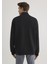 Yarı Fermuarlı Siyah Sweatshirt 0S10331-900 4