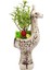 Dekoratif Seramik Zürafa Saksıda Euonymus Bonsai Hediyelik Ev Ofis Bitkisi Canlı Çiçek 1