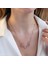 Geyik Model Rose Gold Kaplama Gümüş Kolye 2