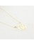 14K Altın Kedi Siluet Kolye 4N37039 7