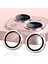 iPhone 15/15 Plus Kolay Kurulum Safir Parmak İzi Bırakmayan Anti-Reflective Kamera Lens Koruyucu Pembe 1