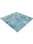 Mutfak Tezgah Arası, Havuz, Banyo, Sauna, Spa, ve Yaşam Alanlarının Tüm Yüzeyleri İçin. 25X25 mm P. Açık Turkuaz. 31.5X31.5 cm. Fileli Cam Mozaik. ( 1 M2 Fiyatıdır ) 3