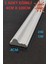 Dekoratif Boyanabilir 1 Adet 4 cm x 240 cm Eğimli Polistren Duvar Çıtası Salon Koridor Tablo Çıta 2