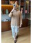 Venoura Inci Düğmeli Camel Angora Hırka 2