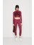 Sportswear Ribbed Sports Utility With Pockets Pembe Kadın Tayt 3