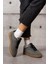 Lera Kadın Gri Süet Günlük Sneaker 3