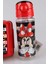 Yeni Sezon Lisanslı Mınnıe Mouse Anaokul Çantası beslenme Kabı ve Trıtan Matara 500 ml Okul Seti 10