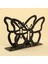Home Kelebek Siyah Metal Peçetelik 2