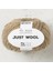 Just Wool Açık Kahverengi El Örgü İpi - LT014 - 33830 1