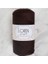 Polyester Soft Macrame Koyu Kahverengi El Örgü İpi - LM034 - 34440 1