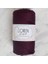 Polyester Soft Macrame Patlıcan Moru El Örgü İpi - LM038 - 34443 1