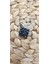 Kare Şeklinde Füme Kristal Taş Işlemesi 1,5x1,5 cm Cevşen/ Dualı 2