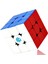 356 Rs 3x3 Profesyonel Rubik Küpü Stickerless Puzzle Speed Cube 1