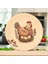 18 cm Etnik Horoz Desenli Seramik Duvar Tabağı, Dekoratif Tabak, , Country, Cottage 1
