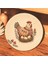 18 cm Etnik Horoz Desenli Seramik Duvar Tabağı, Dekoratif Tabak, , Country, Cottage 2