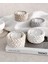İkili Zarıf Beyaz Tealight Mumluk - Tealight Mum Hediyeli 3