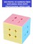 2 Adet 3x3 Zeka Sabır Küpü Karbon Fiber ve Pastel Renkli Profesyonel Speed Cube 2