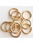 Çanta Aksesuar 10LU 2.5 cm Light Gold Renk Yaylı Halka Örgü Çanta Için 1