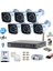 6 Kameralı 5mp Lensli 1080P Fullhd Kamera Seti - Gece Renkli - Su Geçirmez – 1