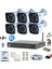 6 Kameralı 5mp Lensli 1080P Fullhd Kamera Seti - Gece Renkli - Su Geçirmez – 2