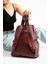 Saten Kumaş Kadın Sırt Çantası 33*23 cm Yağmur Itici Kumaş Mega Bag Kapaklı Taşlı Model 3