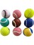 12LI Renkli Tenis Topu Desenli Antreman Topu 1