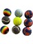 12LI Renkli Tenis Topu Desenli Antreman Topu 2