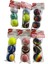 3lü Renkli Tenis Topu Desenli Antreman Topu 5