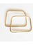 Çanta Aksesuar Light Gold Yeni Kare Metal Çanta Sapı 7X11 cm 1